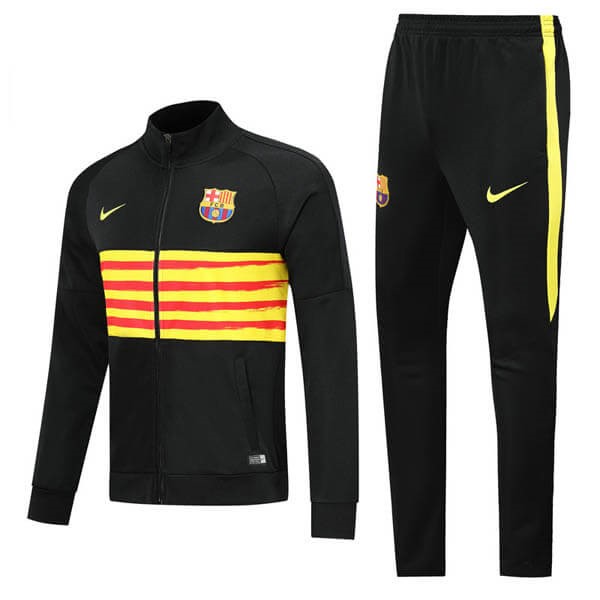 Chandal Barcelona 2019 2020 Negro Amarillo Rojo